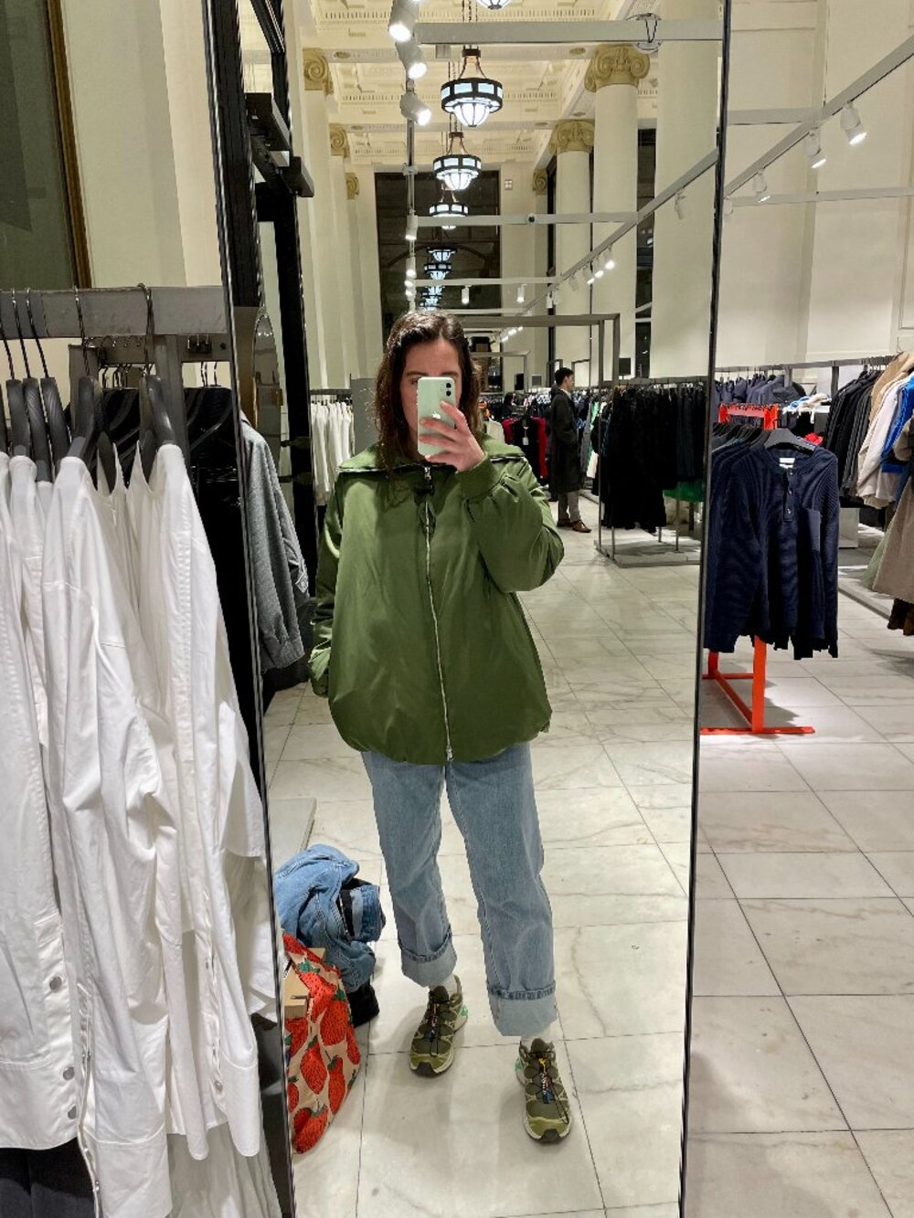 COS Down Green Jacket
